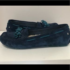 Ugg “Dakota” blue slippers